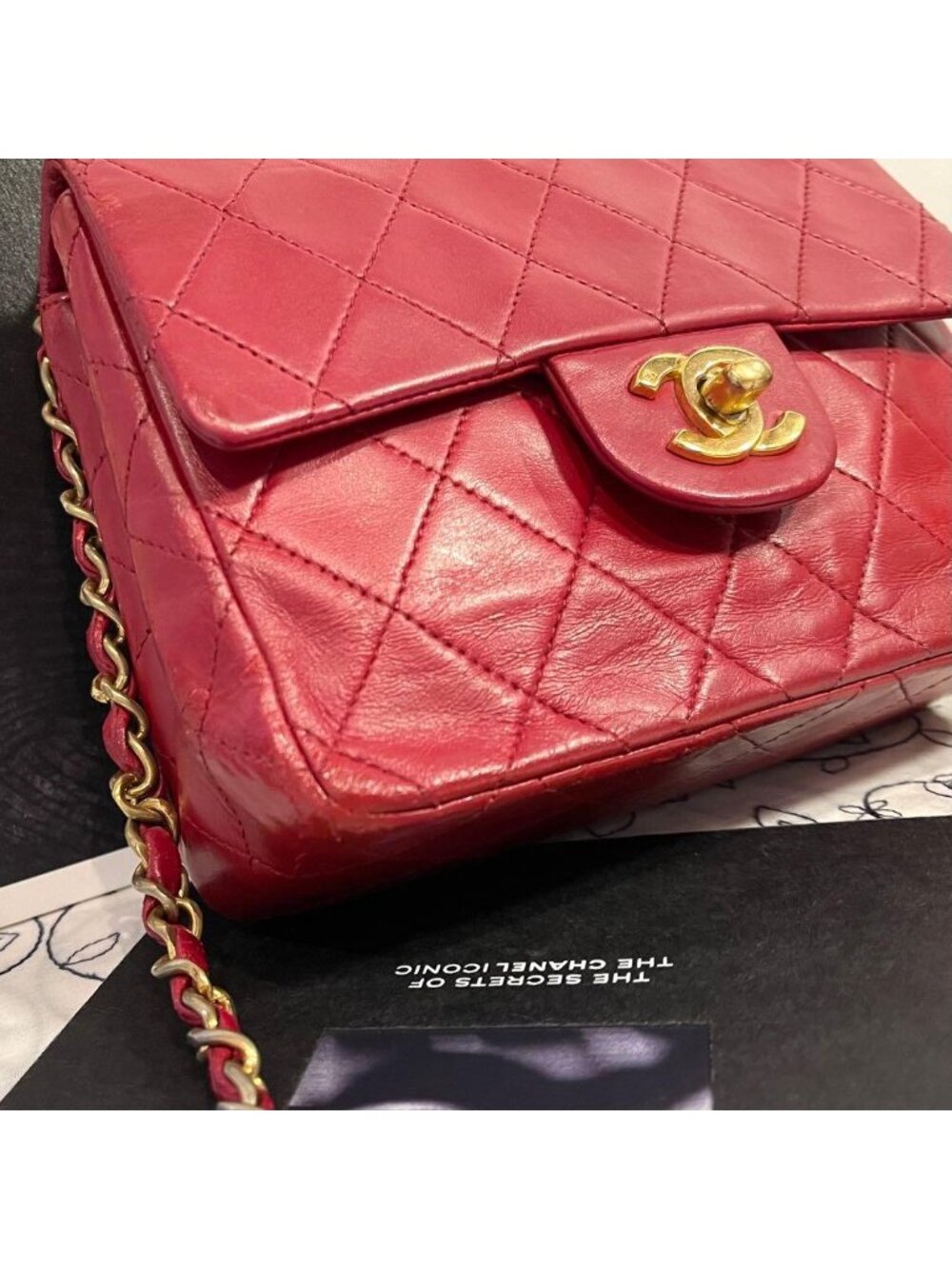★SOLD★ Chanel Vintage Quilted Double Flap - Picture 4 of 12
